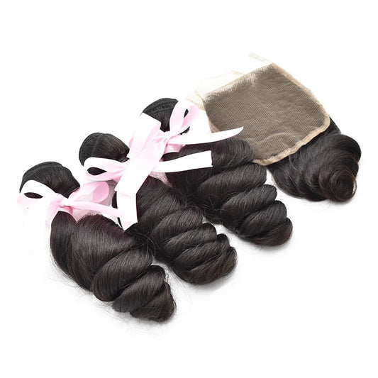 Virgin Brazilian Loose Wave Bundle Deals