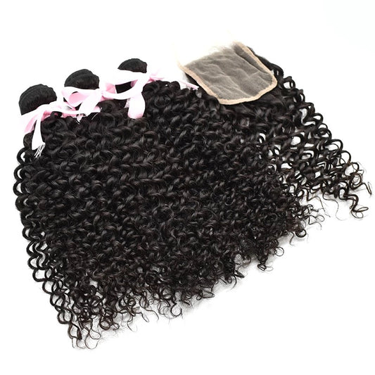 Virgin Brazilian Curly Bundle Deal